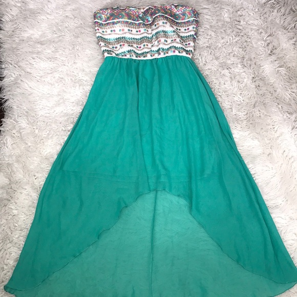 🔥AUW Strapless sequins high-low dress 🔥 - Picture 5 of 8